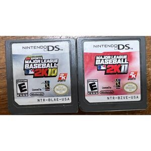 Nintendo DS Major League Baseball 2K10 & 2K11